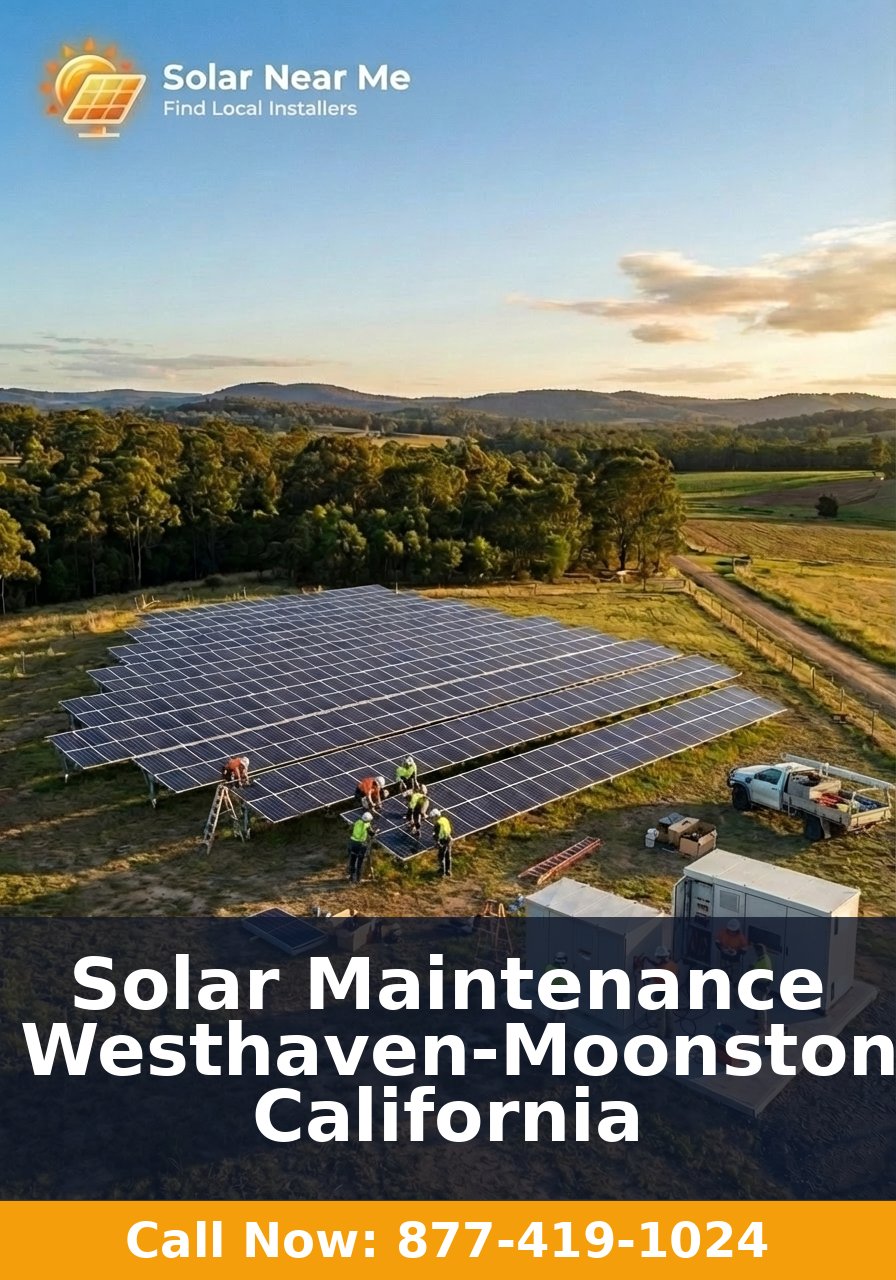 Solar Maintenance in Westhaven-Moonstone, California