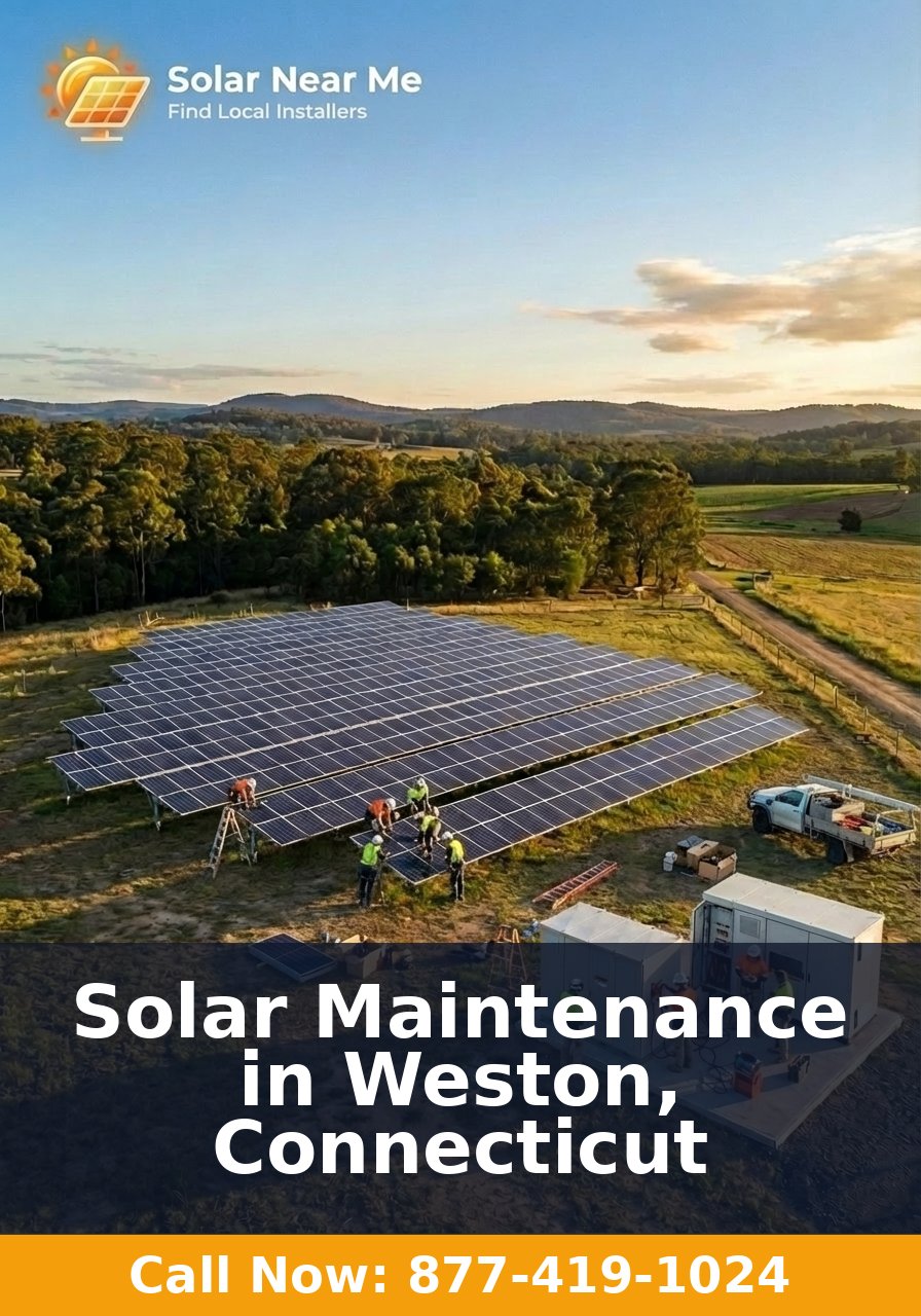 Solar Maintenance in Weston, Connecticut