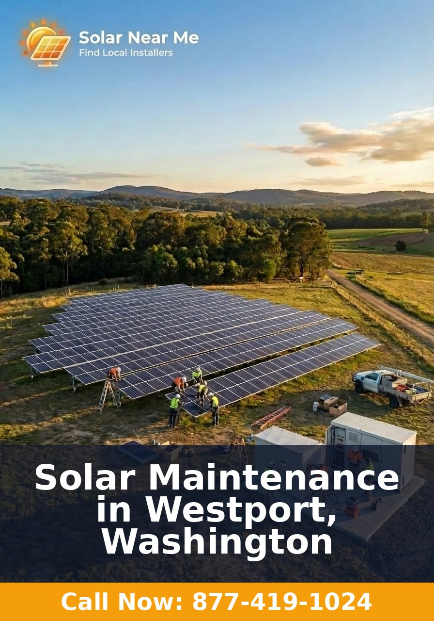 Solar Maintenance in Westport, Washington