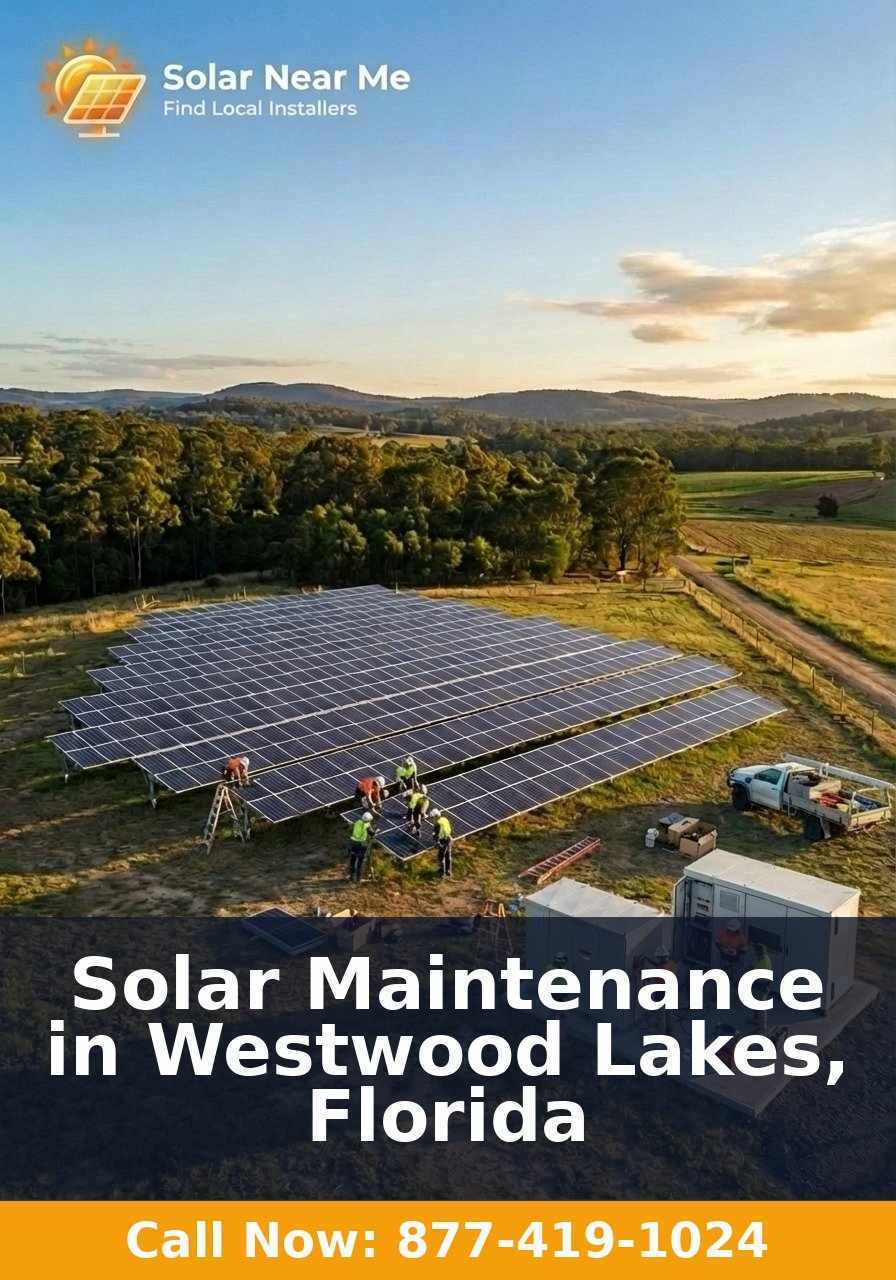 Solar Maintenance in Westwood Lakes, Florida