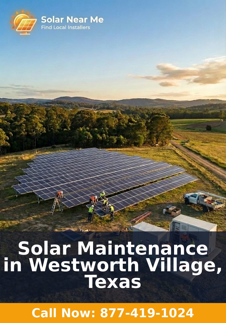 Solar Maintenance in Westworth Village, Texas