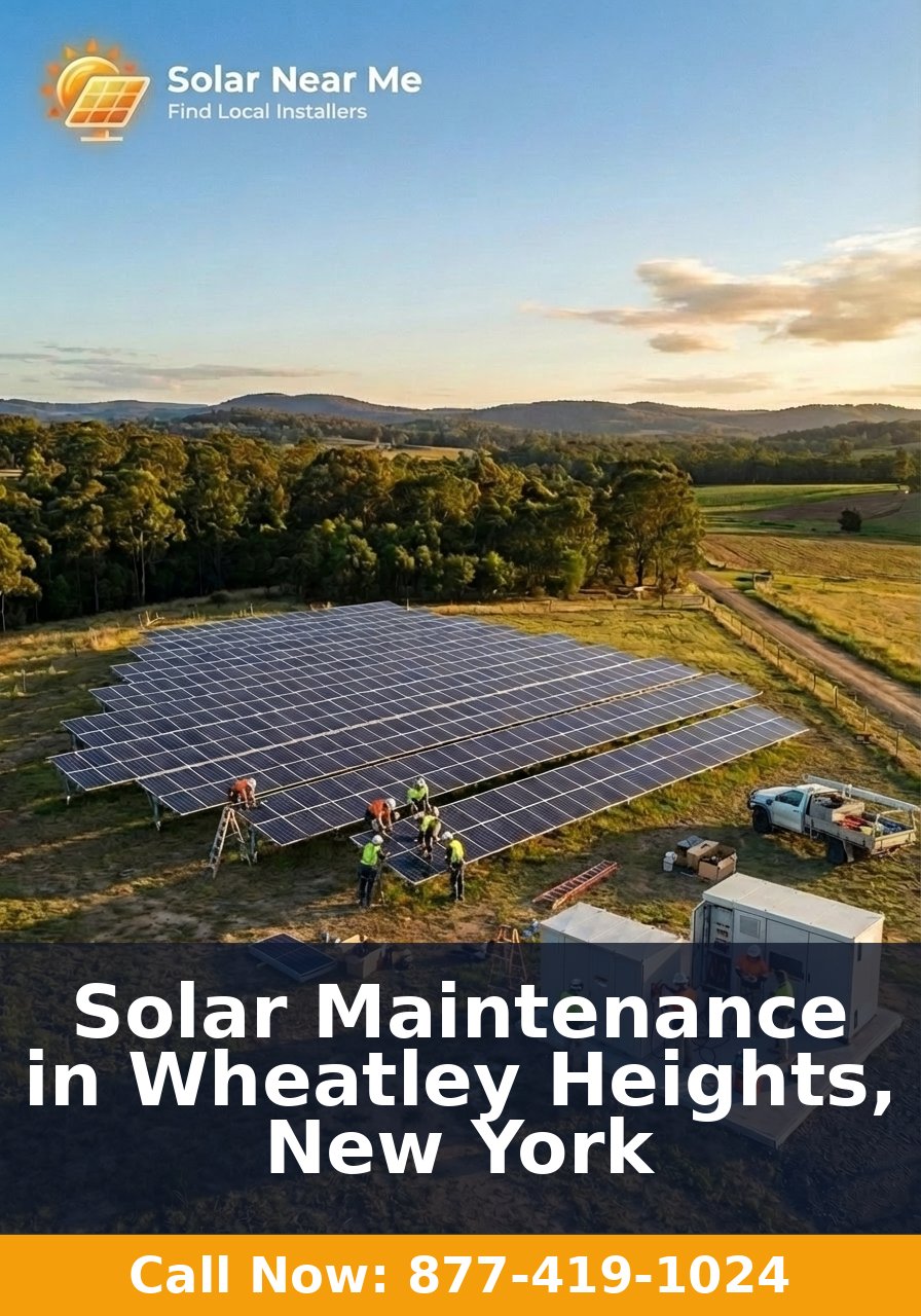 Solar Maintenance in Wheatley Heights, New York