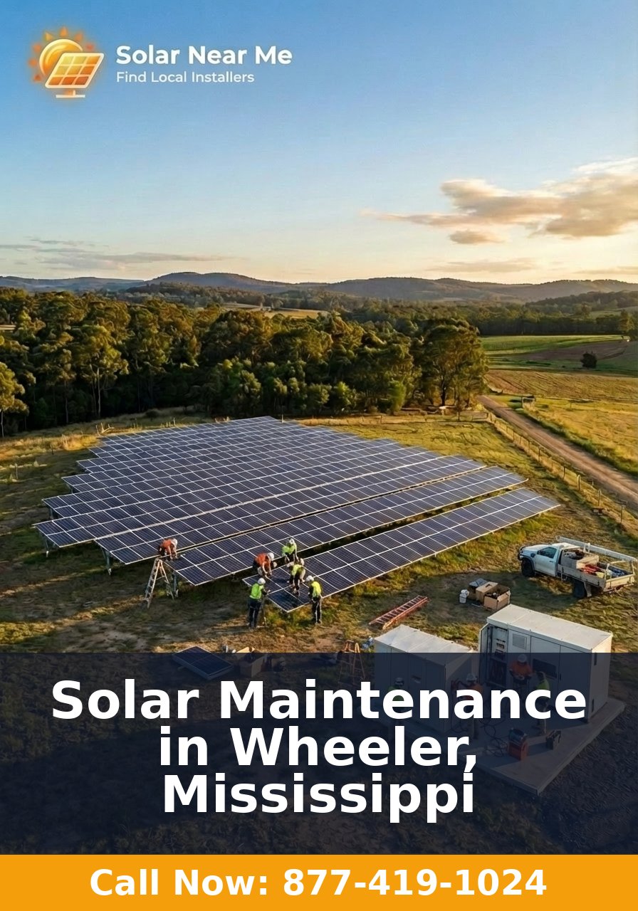 Solar Maintenance in Wheeler, Mississippi