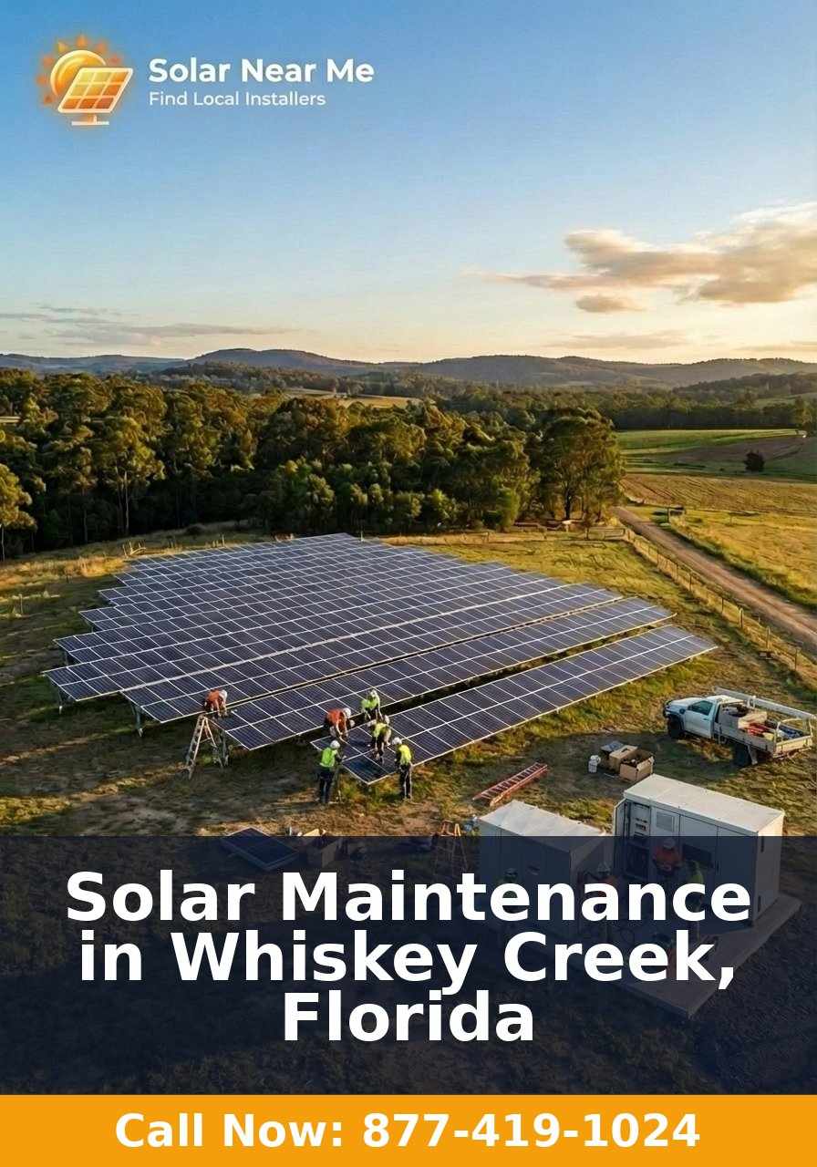 Solar Maintenance in Whiskey Creek, Florida