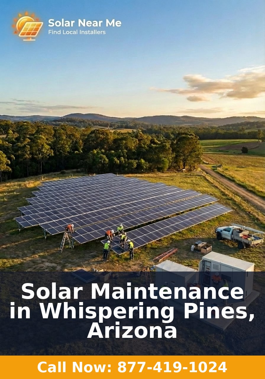 Solar Maintenance in Whispering Pines, Arizona