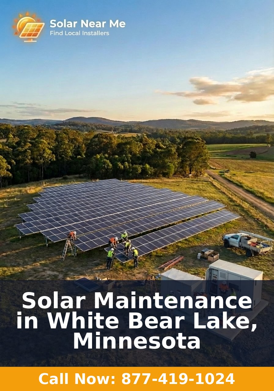 Solar Maintenance in White Bear Lake, Minnesota