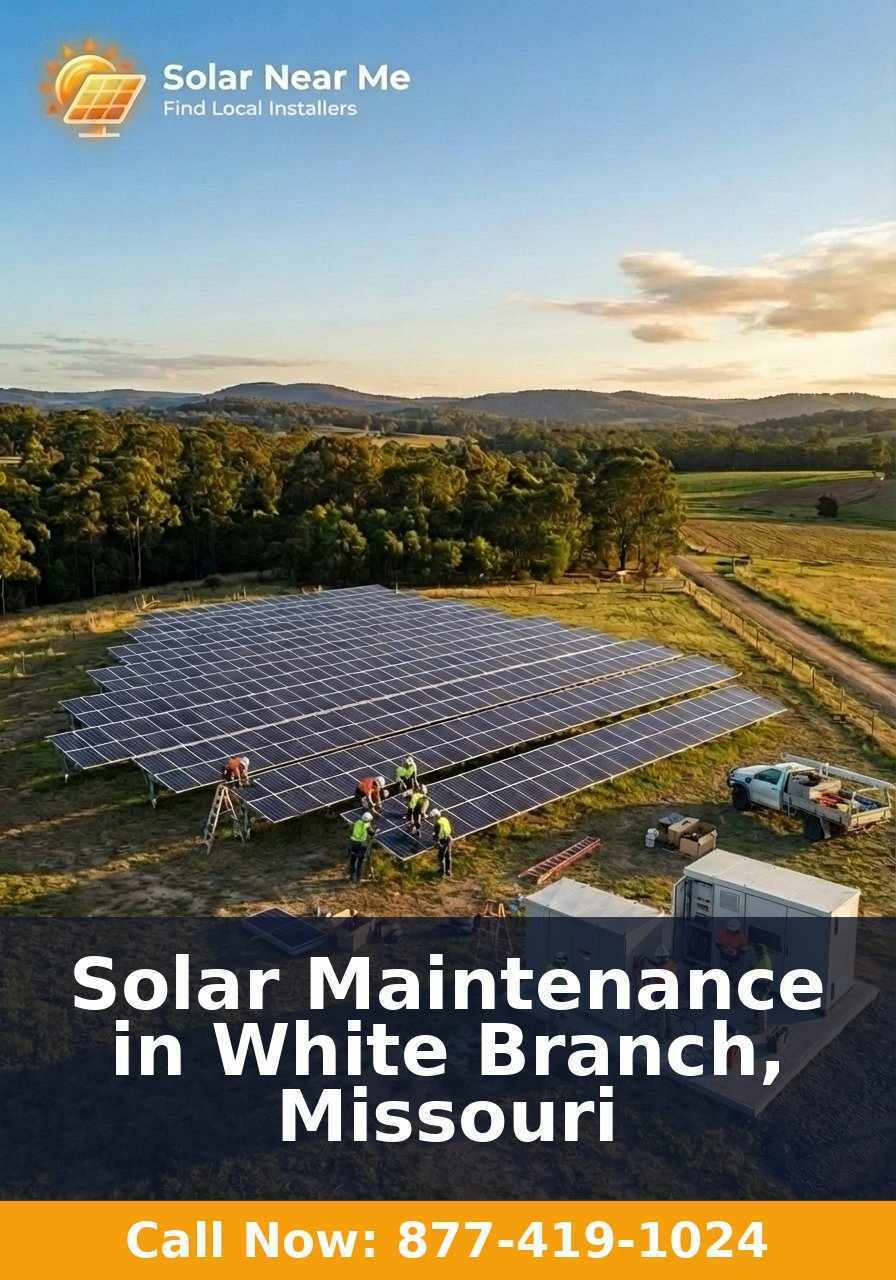 Solar Maintenance in White Branch, Missouri