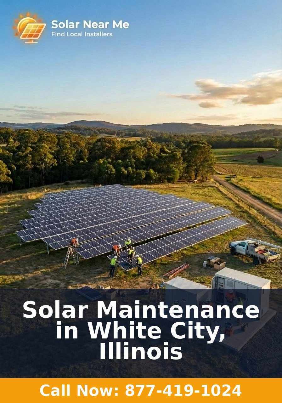 Solar Maintenance in White City, Illinois