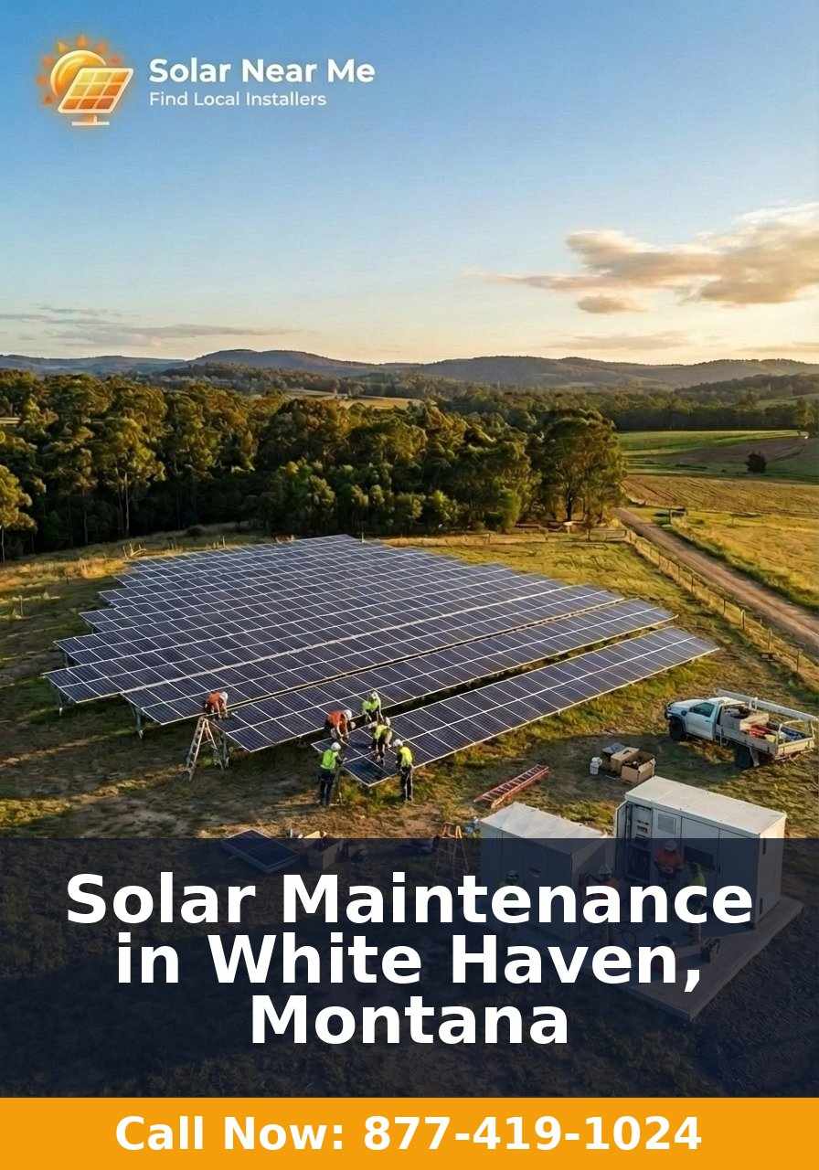 Solar Maintenance in White Haven, Montana