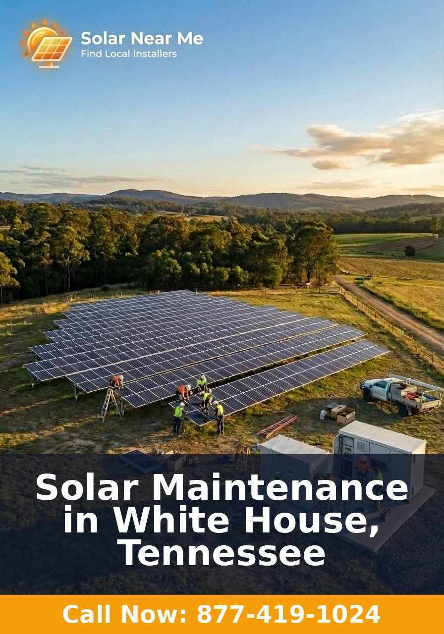 Solar Maintenance in White House, Tennessee