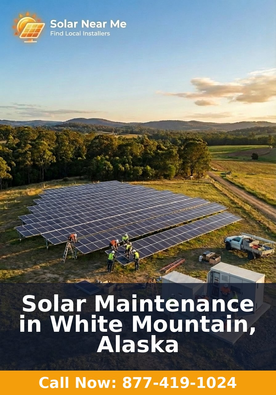 Solar Maintenance in White Mountain, Alaska