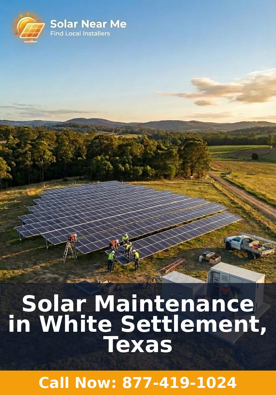 Solar Maintenance in White Settlement, Texas