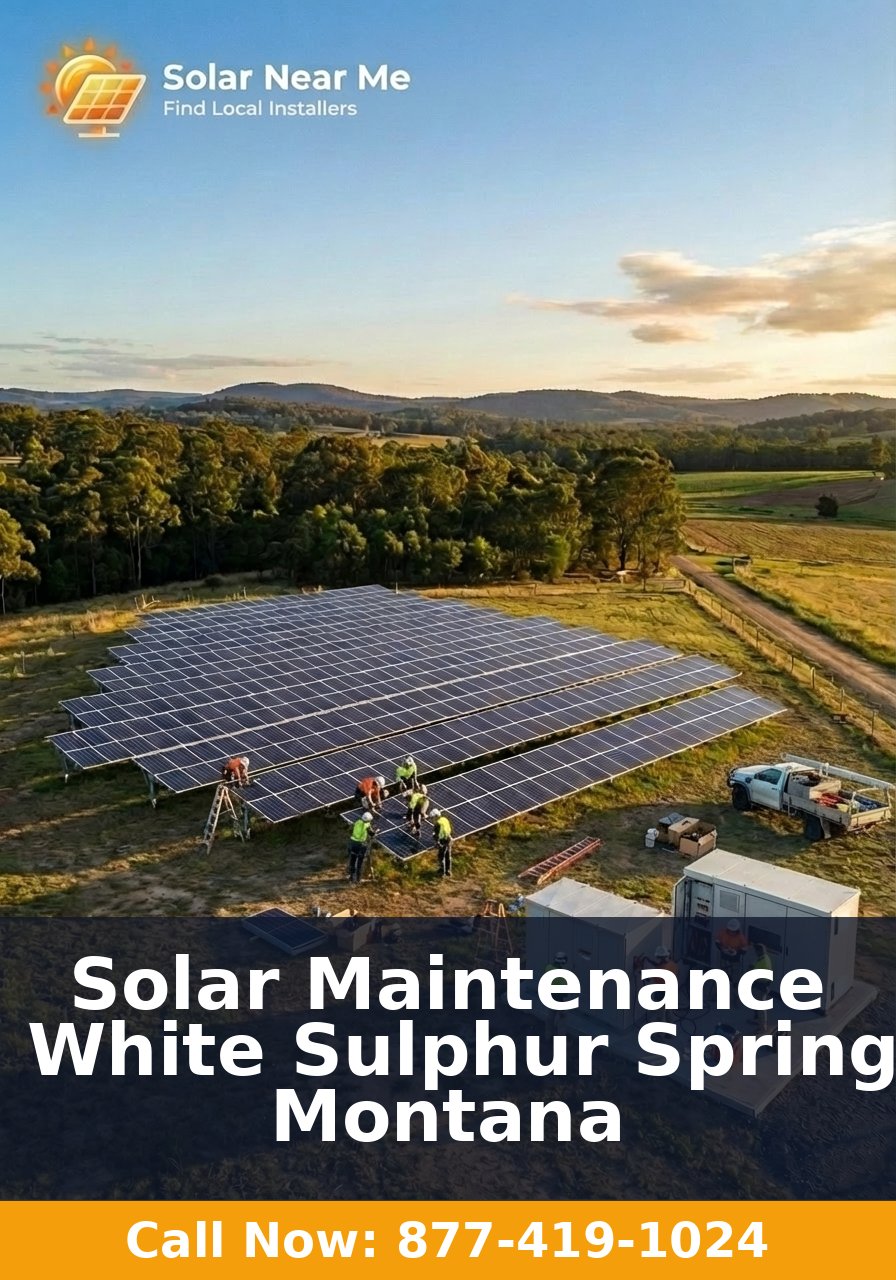 Solar Maintenance in White Sulphur Springs, Montana