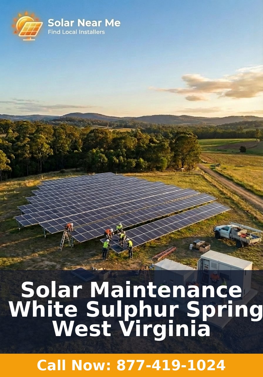 Solar Maintenance in White Sulphur Springs, West Virginia