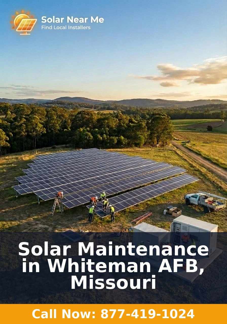 Solar Maintenance in Whiteman AFB, Missouri