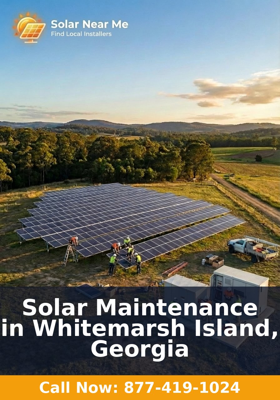 Solar Maintenance in Whitemarsh Island, Georgia