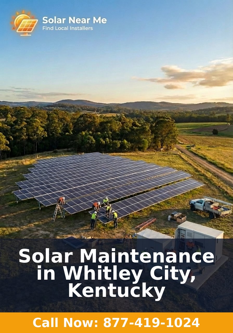 Solar Maintenance in Whitley City, Kentucky