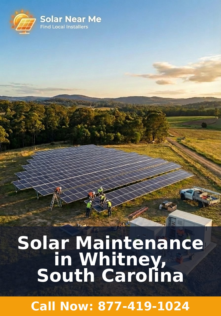 Solar Maintenance in Whitney, South Carolina