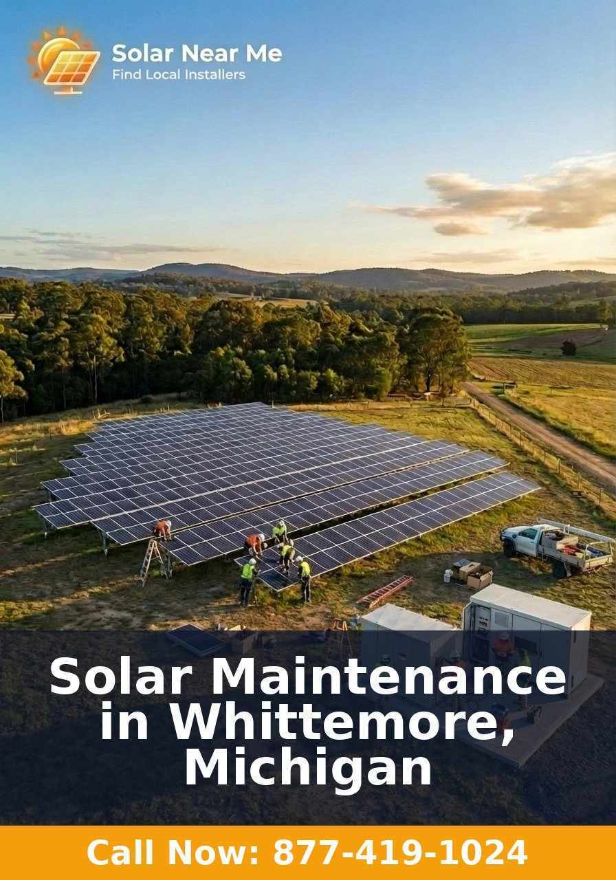 Solar Maintenance in Whittemore, Michigan