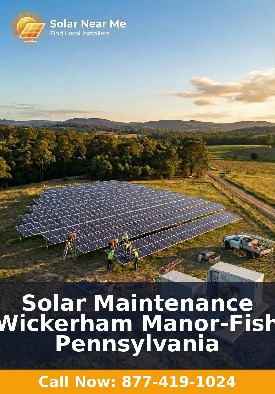 Solar Maintenance in Wickerham Manor-Fisher, Pennsylvania