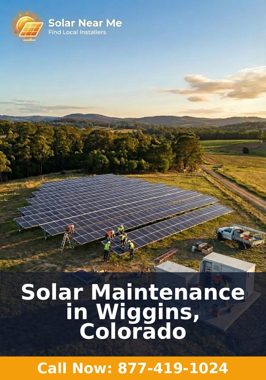 Solar Maintenance in Wiggins, Colorado