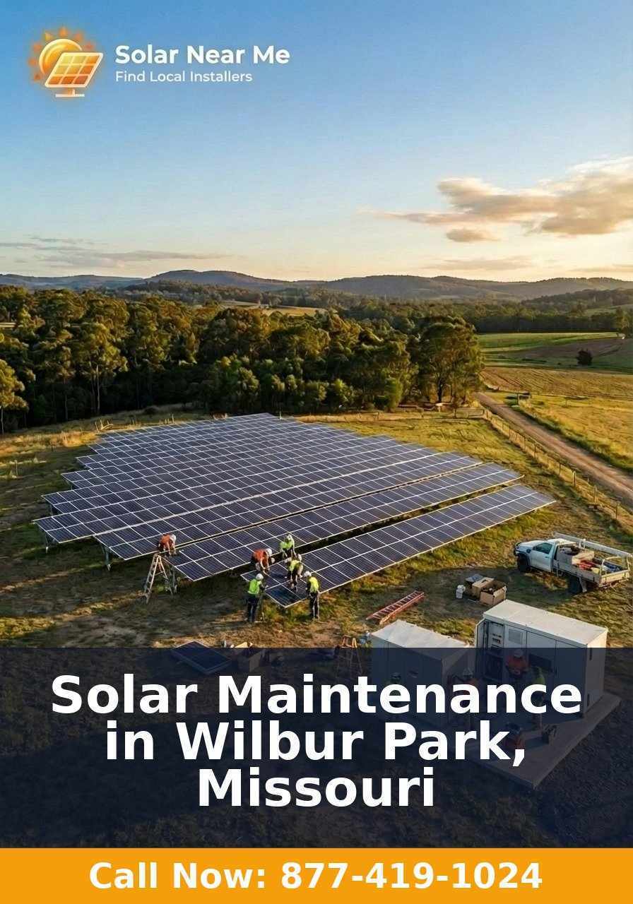 Solar Maintenance in Wilbur Park, Missouri