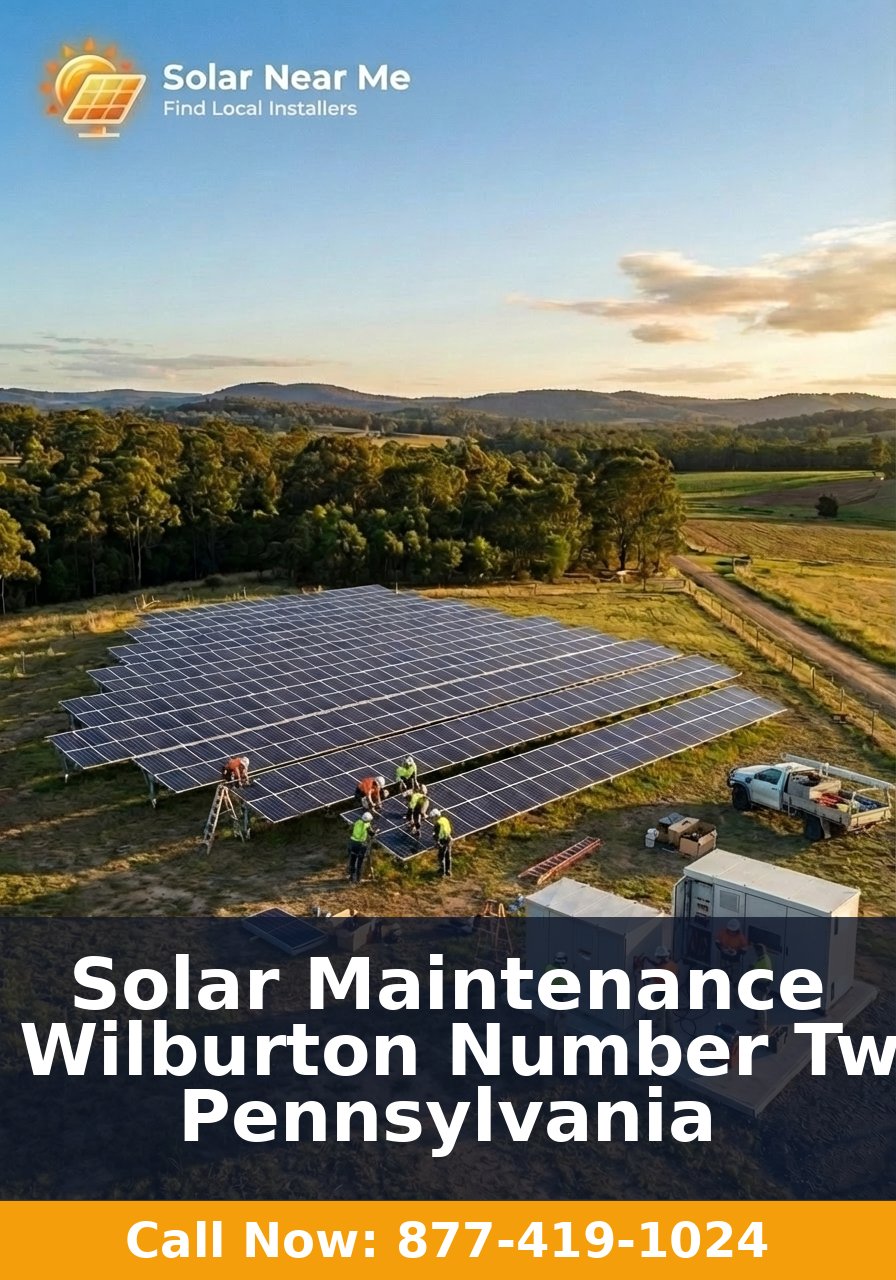 Solar Maintenance in Wilburton Number Two, Pennsylvania