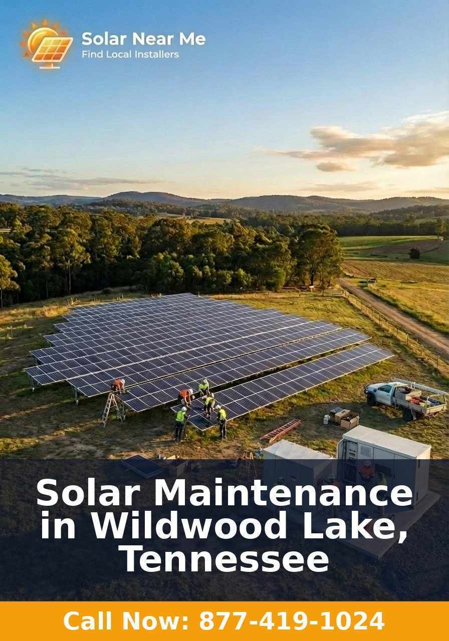 Solar Maintenance in Wildwood Lake, Tennessee