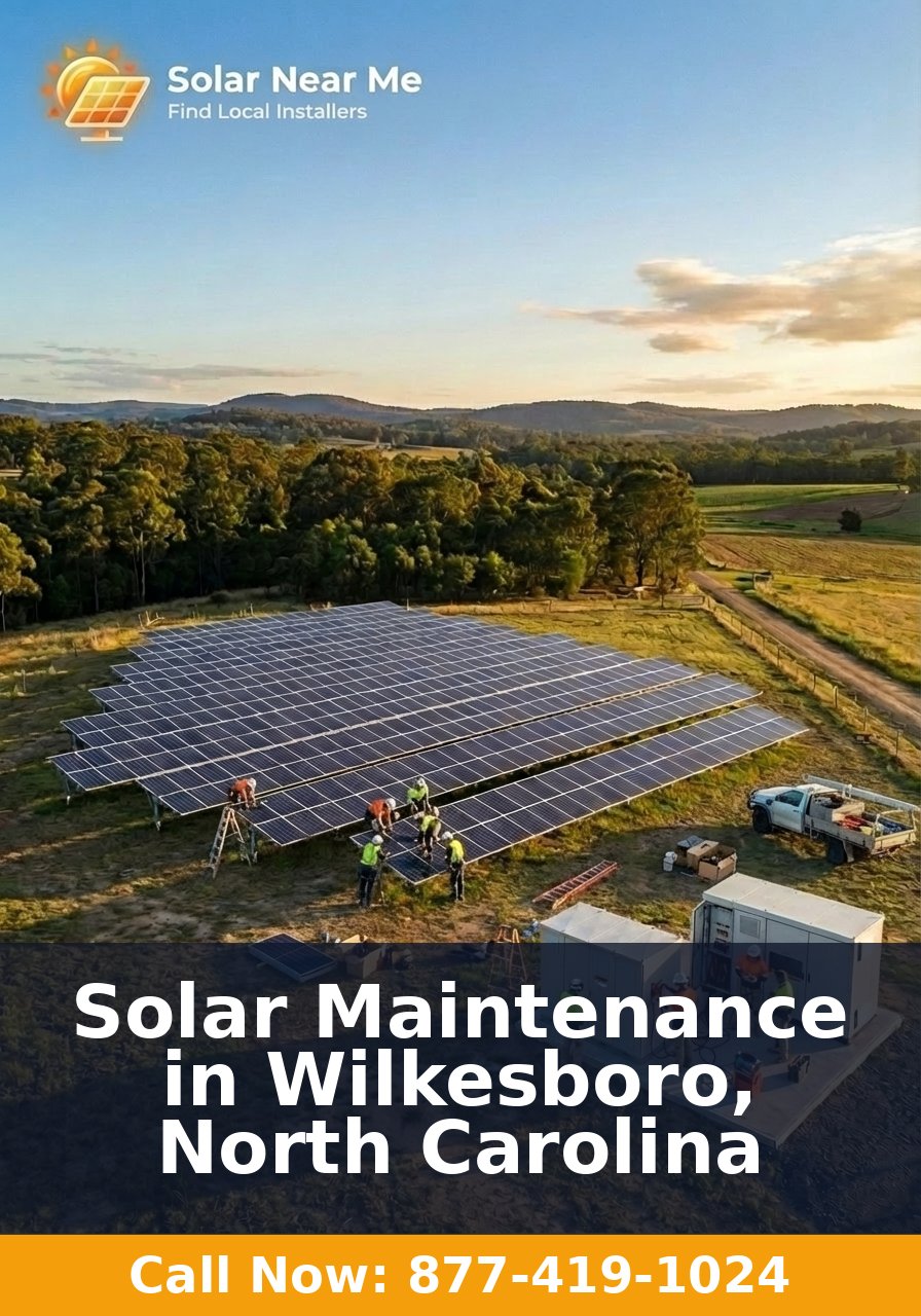 Solar Maintenance in Wilkesboro, North Carolina