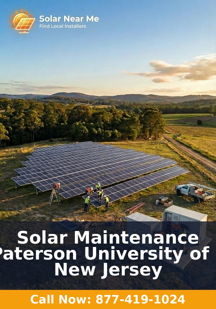Solar Maintenance in William Paterson University of New Jersey, New Jersey