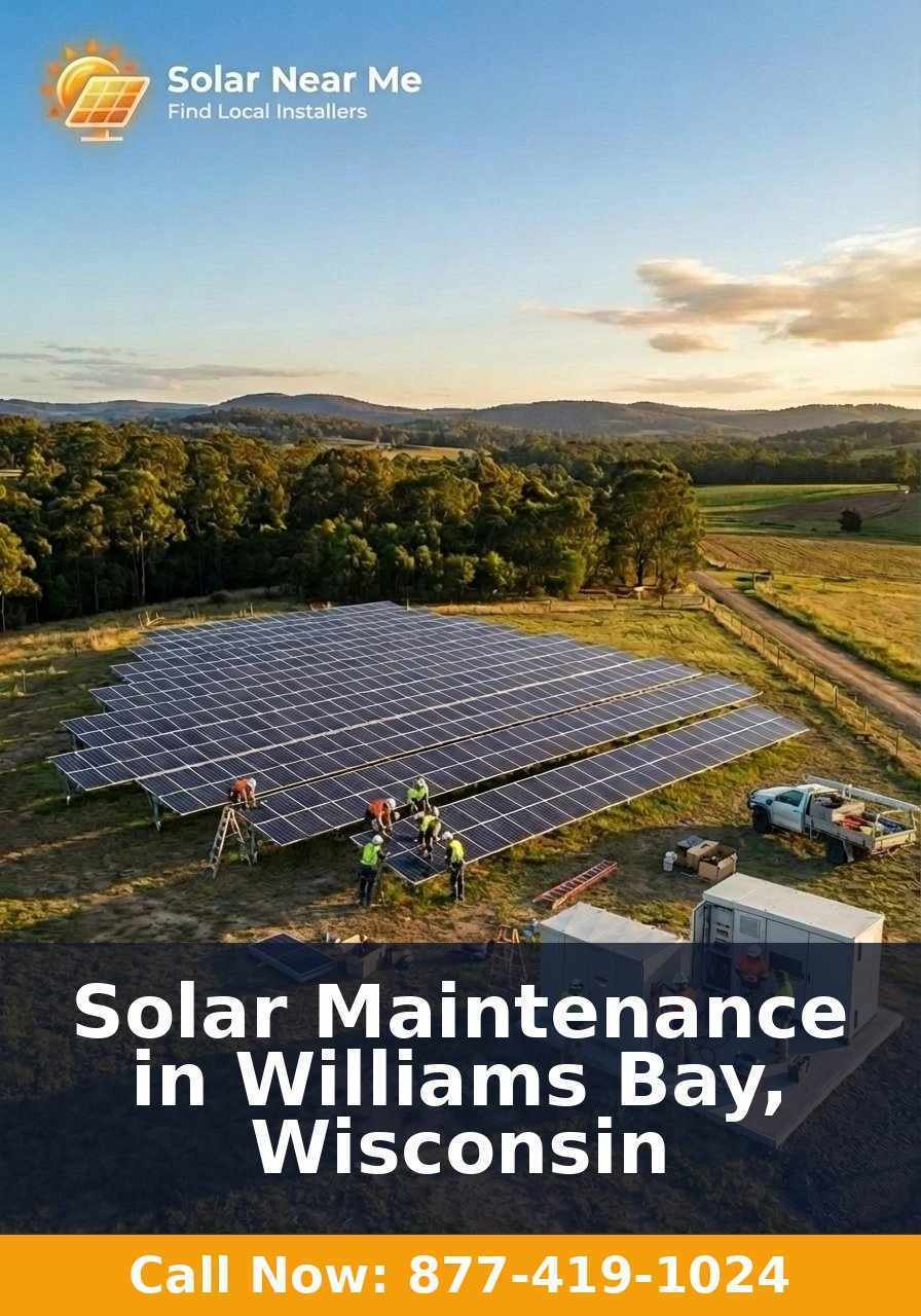 Solar Maintenance in Williams Bay, Wisconsin