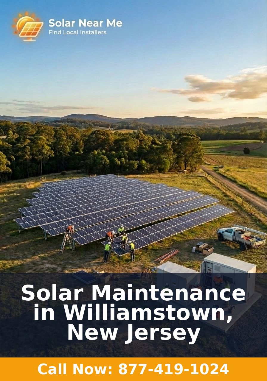Solar Maintenance in Williamstown, New Jersey