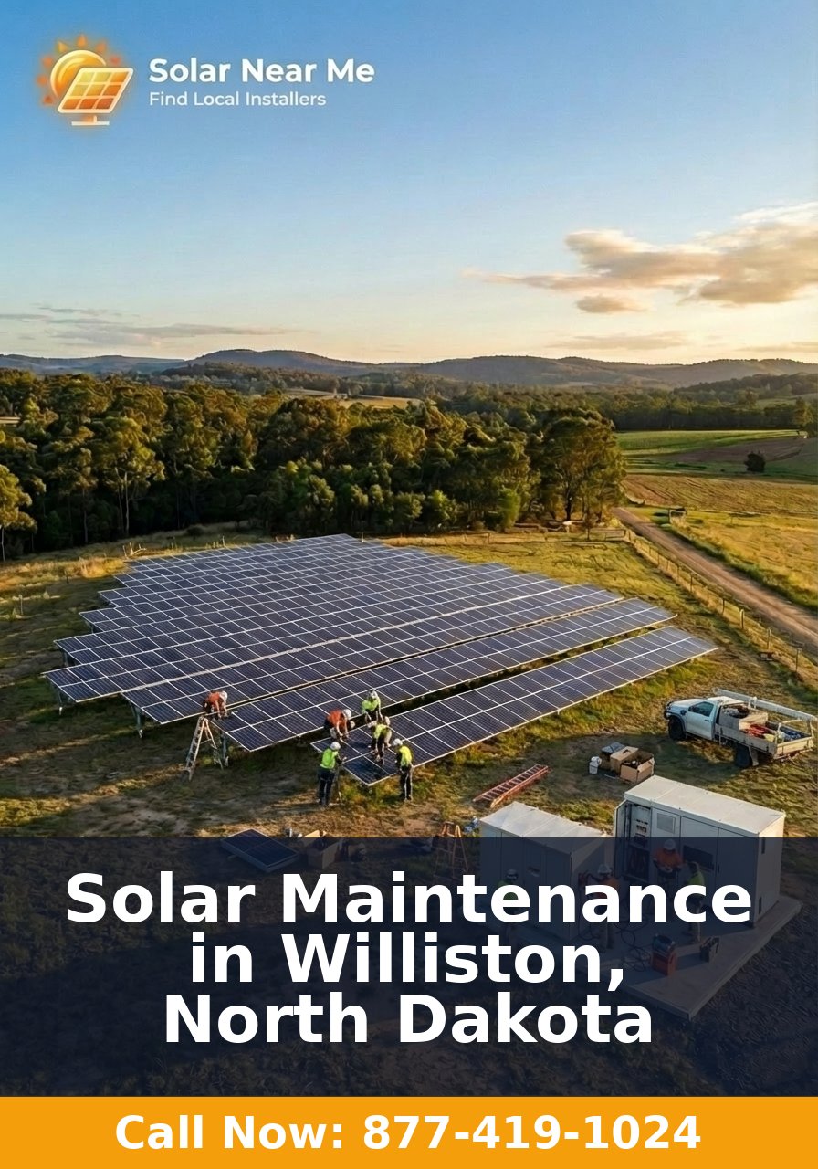 Solar Maintenance in Williston, North Dakota