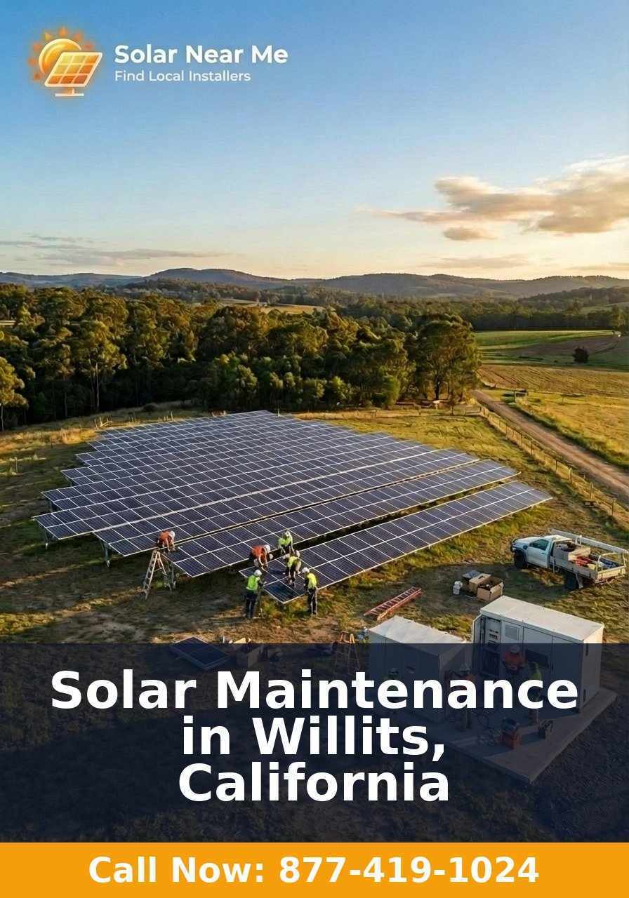 Solar Maintenance in Willits, California