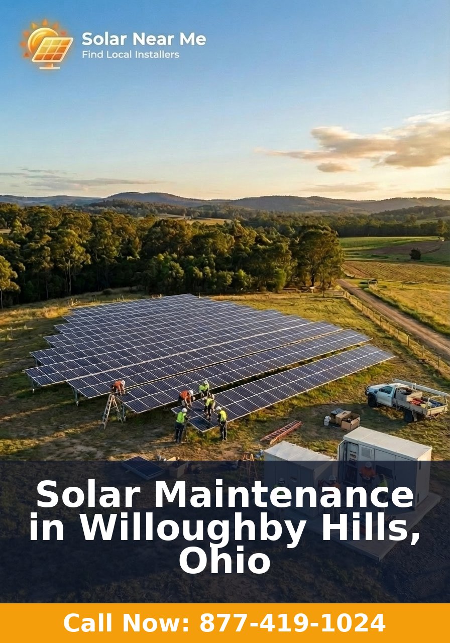 Solar Maintenance in Willoughby Hills, Ohio