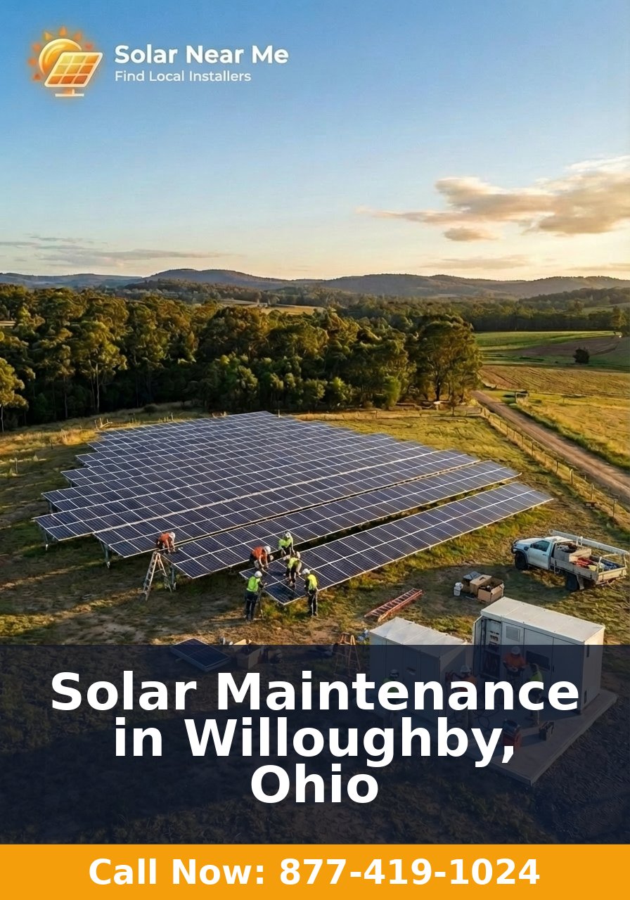 Solar Maintenance in Willoughby, Ohio