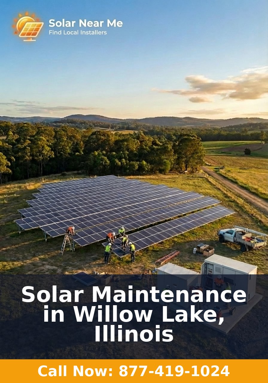 Solar Maintenance in Willow Lake, Illinois