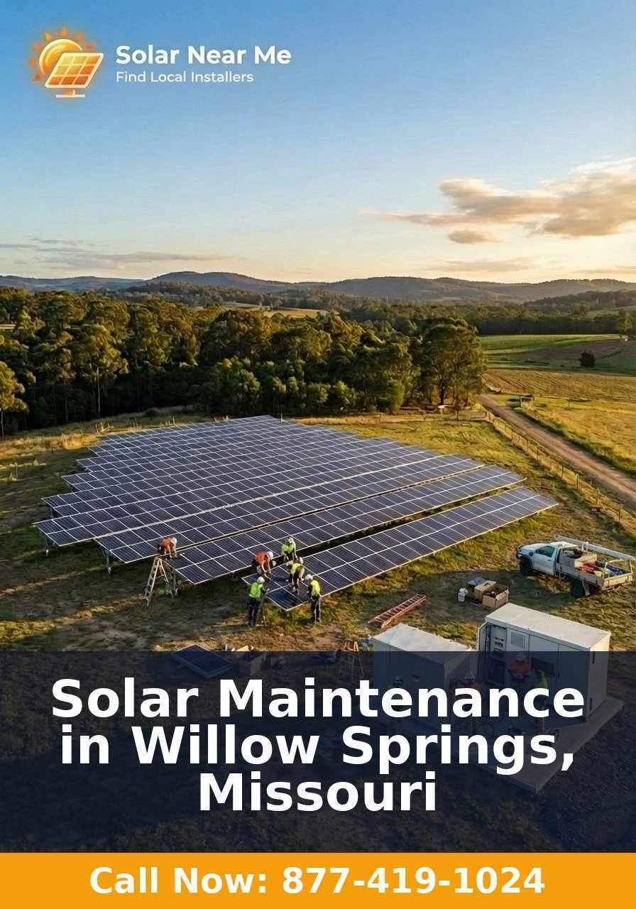 Solar Maintenance in Willow Springs, Missouri
