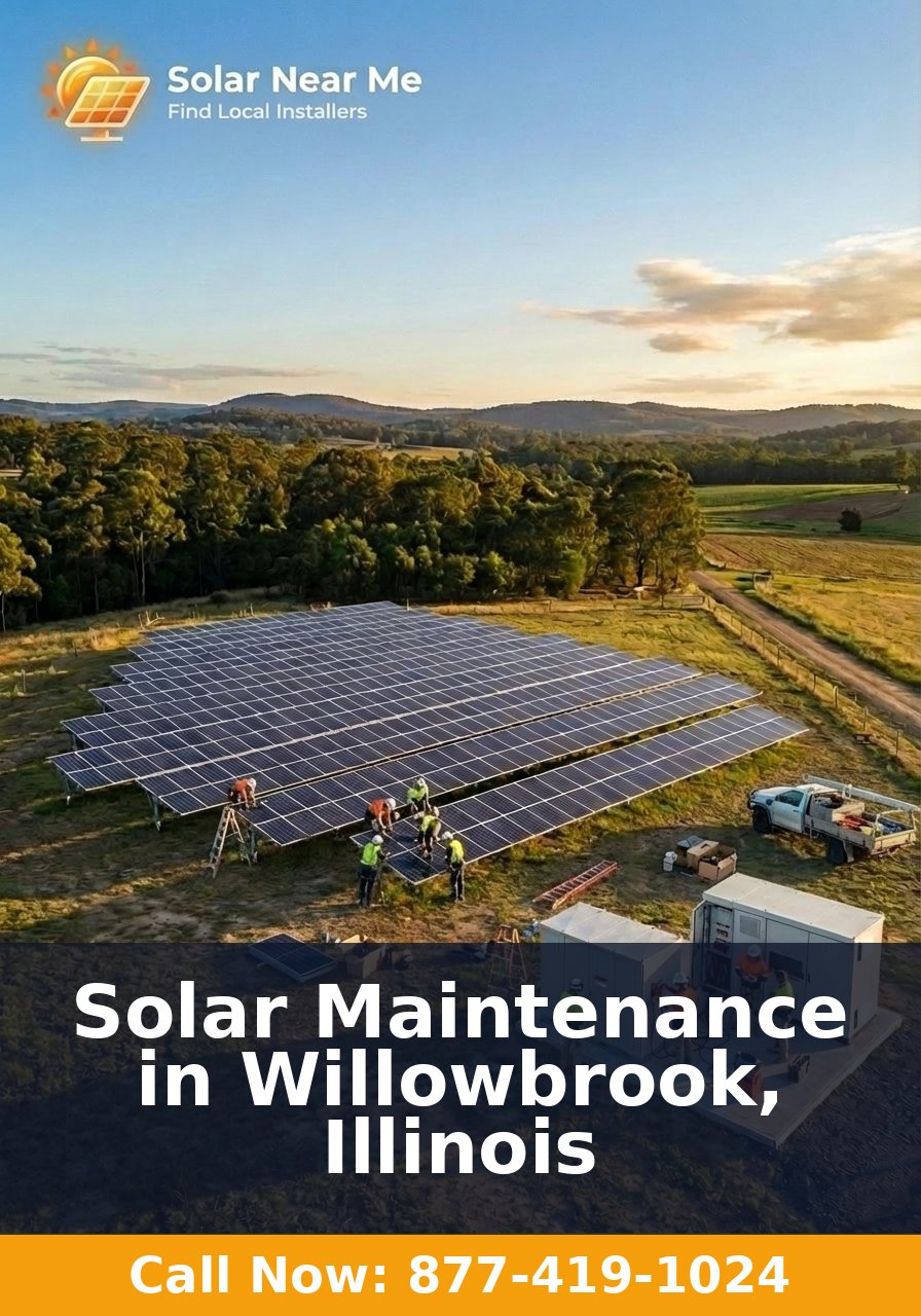 Solar Maintenance in Willowbrook, Illinois