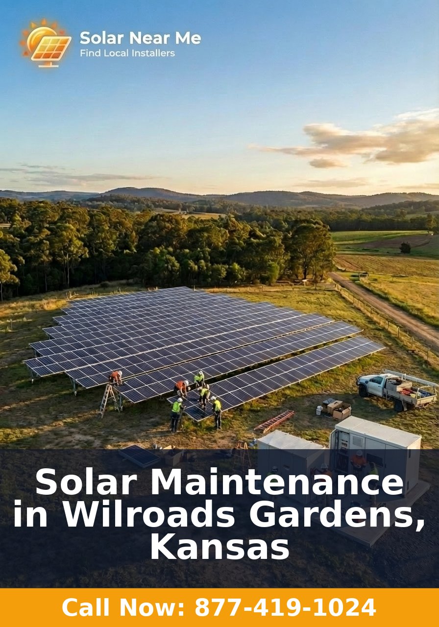 Solar Maintenance in Wilroads Gardens, Kansas