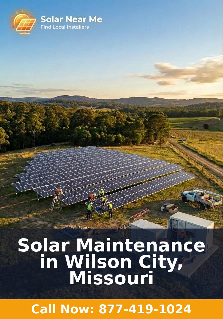 Solar Maintenance in Wilson City, Missouri
