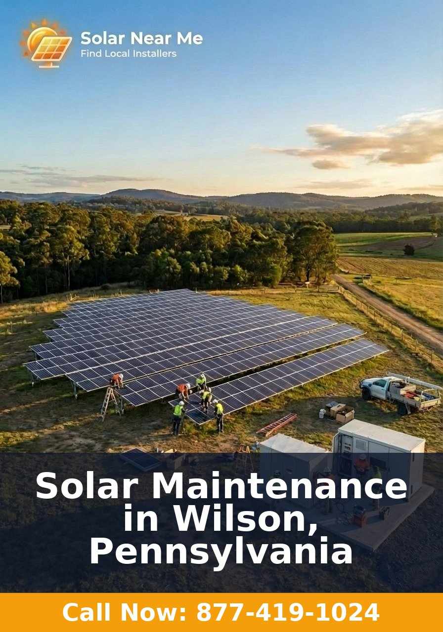 Solar Maintenance in Wilson, Pennsylvania