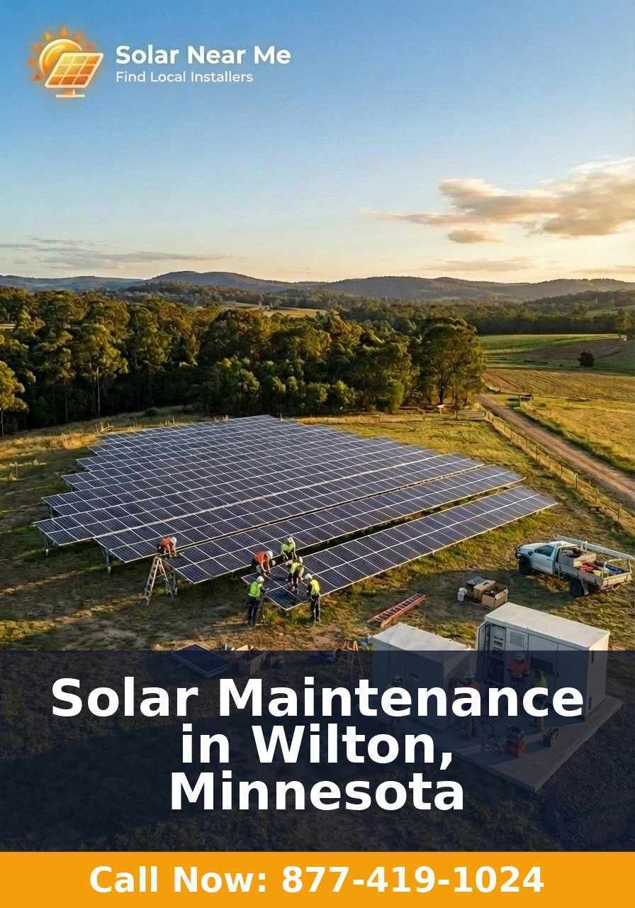 Solar Maintenance in Wilton, Minnesota