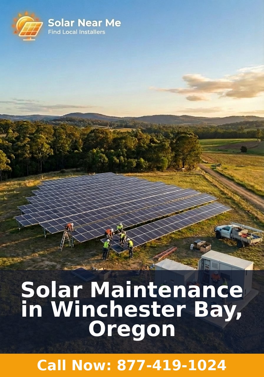 Solar Maintenance in Winchester Bay, Oregon