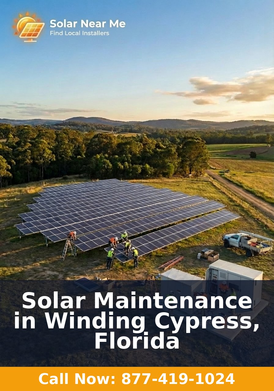 Solar Maintenance in Winding Cypress, Florida