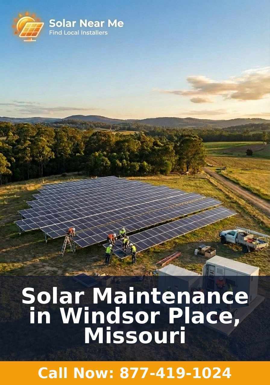 Solar Maintenance in Windsor Place, Missouri