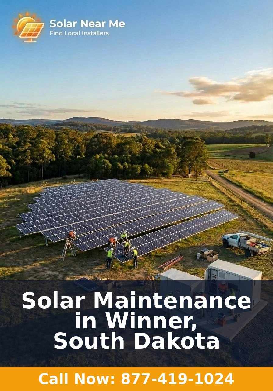Solar Maintenance in Winner, South Dakota