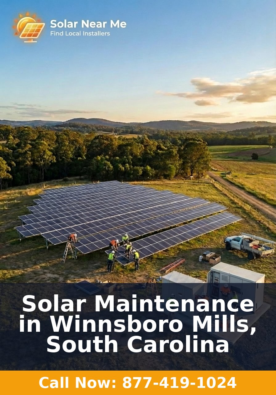 Solar Maintenance in Winnsboro Mills, South Carolina
