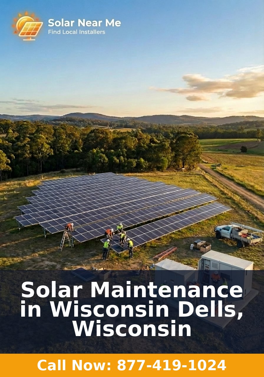Solar Maintenance in Wisconsin Dells, Wisconsin