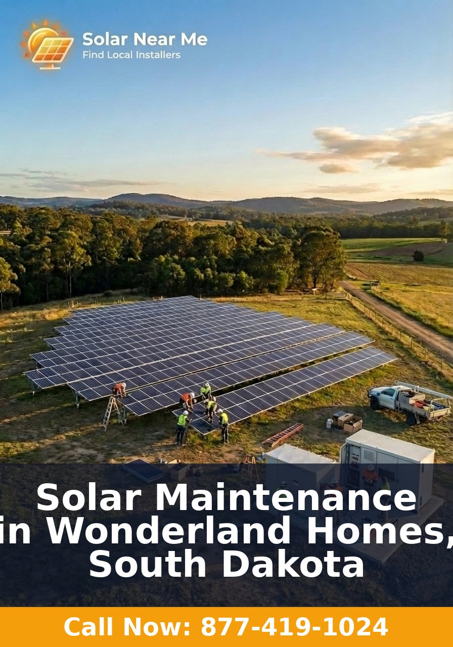 Solar Maintenance in Wonderland Homes, South Dakota